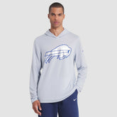 2025 Rivalries Collection Sideline Dri-FIT Long Sleeve Hoodie T-Shirt - Buffalo Bills Hoodies