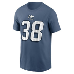 Rhamondre Stevenson 2025 Rivalries Collection Player Name & Number T-Shirt - New England Patriots T-shirts