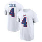 James Cook III Player Name & Number T-Shirt - Buffalo Bills T-shirts