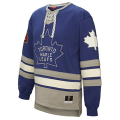 NHL Toronto Maple Leafs Mitchell & Ness Women's Heritage Lace-Up Pullover Sweatshirt