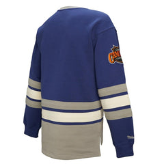 NHL Toronto Maple Leafs Mitchell & Ness Women's Heritage Lace-Up Pullover Sweatshirt