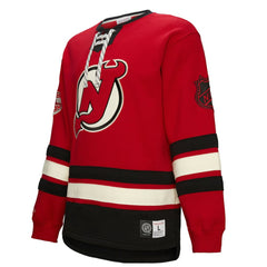NHL New Jersey Devils Heritage Lace-Up Pullover Sweatshirt