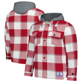 Red/White St. Louis Cardinals Starter Sherpa Full-Zip Hoodie Jacket