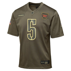 Jayden Daniels Youth 2025 Salute to Service Game Jersey - Washington Commanders Jerseys