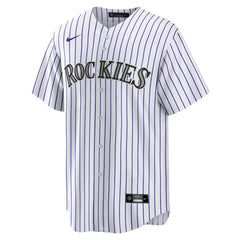 White Ezequiel Tovar Colorado Rockies Nike Home Replica Jersey