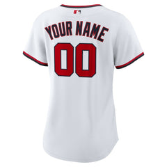 White Washington Nationals Nike Women's Home Custom Replica 2.0 Jersey