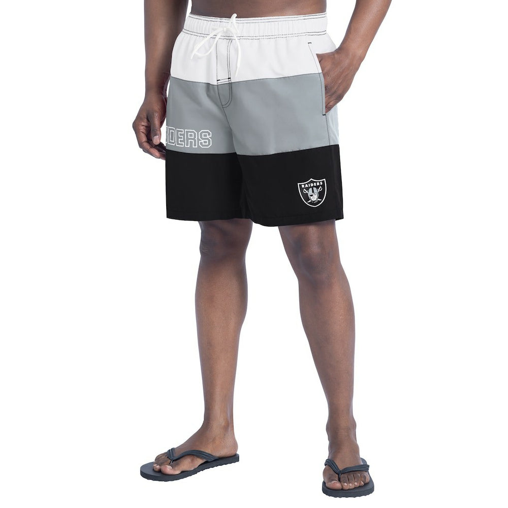 G-III Sports by Carl Banks Sunrise Volley Swim Shorts - Las Vegas Raiders Shorts