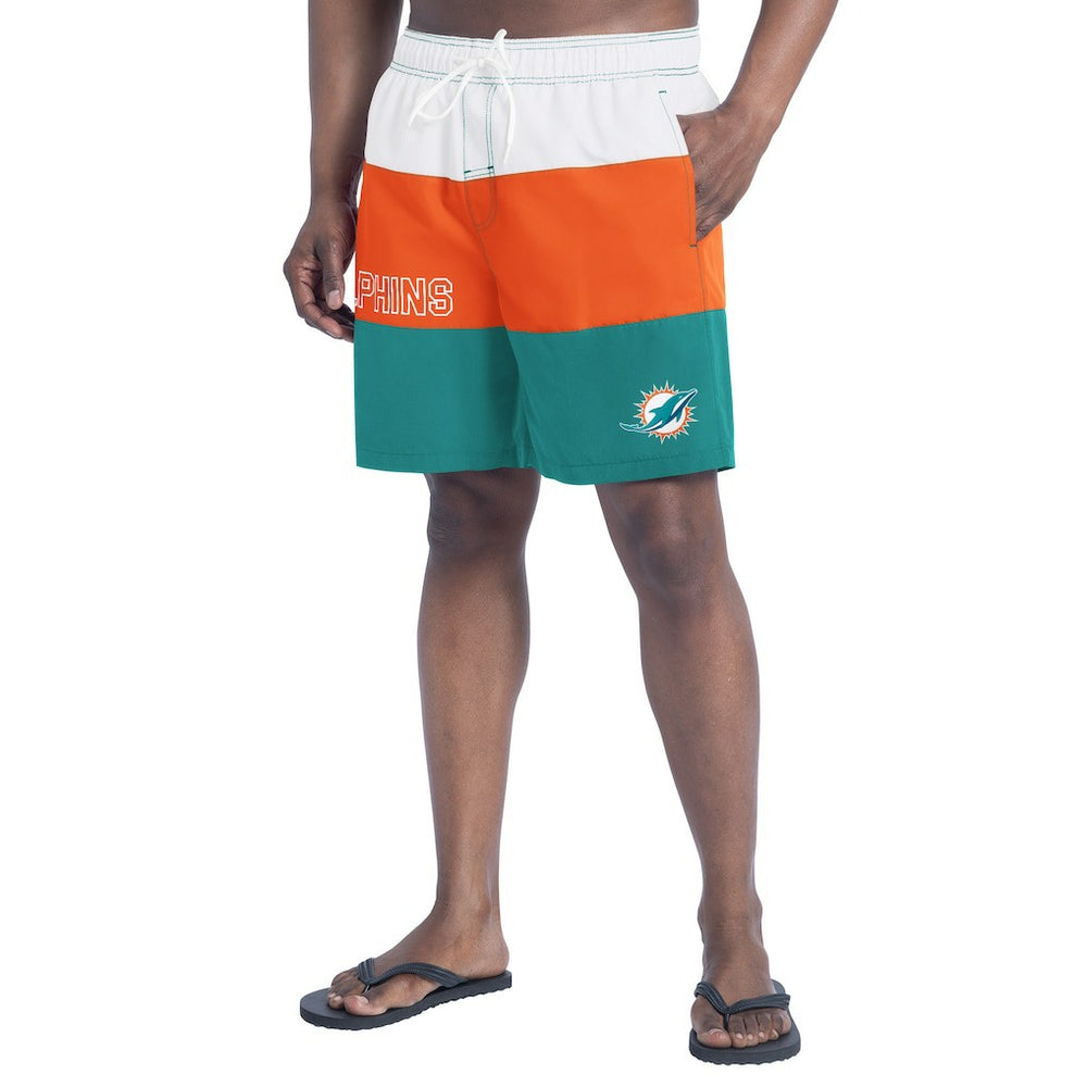 G-III Sports by Carl Banks Sunrise Volley Swim Shorts - Miami Dolphins Shorts