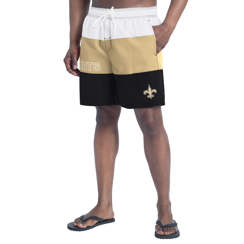 G-III Sports by Carl Banks Sunrise Volley Swim Shorts - New Orleans Saints Shorts