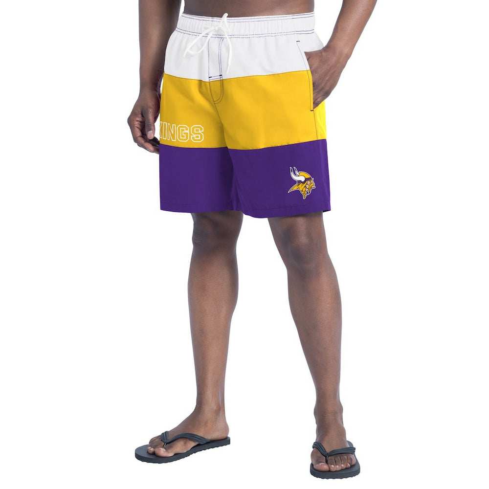 G-III Sports by Carl Banks Sunrise Volley Swim Shorts - Minnesota Vikings Shorts