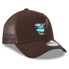Brown San Diego Padres New Era 2025 Big League Chew A-Frame 9FORTY Adjustable Trucker Hat