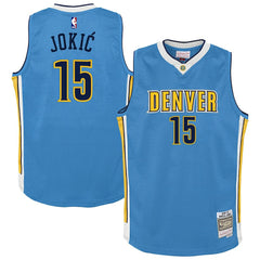 Mitchell & Ness Nikola Jokic Denver Nuggets Youth 2016/17 Hardwood Classics Swingman Jersey sale