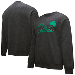 Boston Celtics Hardwood Classics Blackout Collection Snow Washed Pullover Sweatshirt