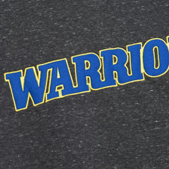 Mitchell & Ness Golden State Warriors Black Out Collection Snow Washed Vintage Logo Pullover Sweatshirt sale