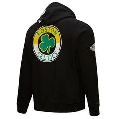 Mitchell & Ness Boston Celtics Hardwood Classics Blackout Collection Pullover Hoodie