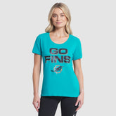 Women's 2025 Rivalries Collection Slub Dri-FIT T-Shirt - Miami Dolphins T-shirts