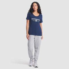 Women's 2025 Rivalries Collection Slub Dri-FIT T-Shirt - Seattle Seahawks T-shirts