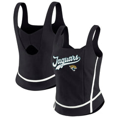 WEAR by Erin Andrews Women's Square Neck Tank Top - Jacksonville Jaguars Tops