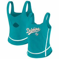 WEAR by Erin Andrews Women's Square Neck Tank Top - Miami Dolphins Tops