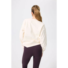 Cream San Francisco Giants Terez Women's Technicolor Oversized Pullover Sweatshirt