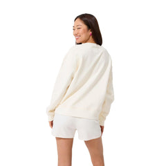 Cream New York Mets Terez Women's Technicolor Oversized Pullover Sweatshirt