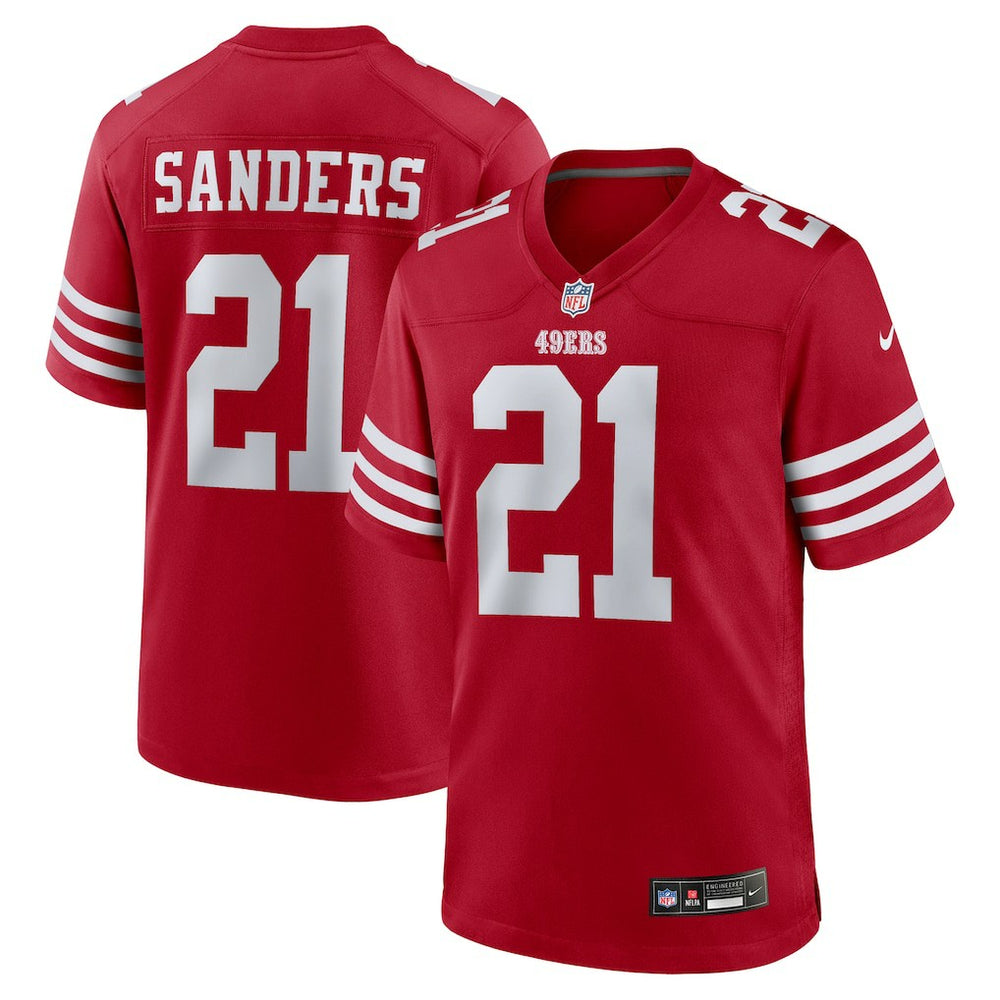 Deion Sanders Team Retired Player Game Jersey - San Francisco 49ers Jerseys
