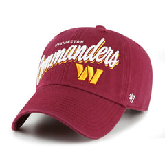 '47 Women's Ariana Clean Up Adjustable Hat - Washington Commanders Hats