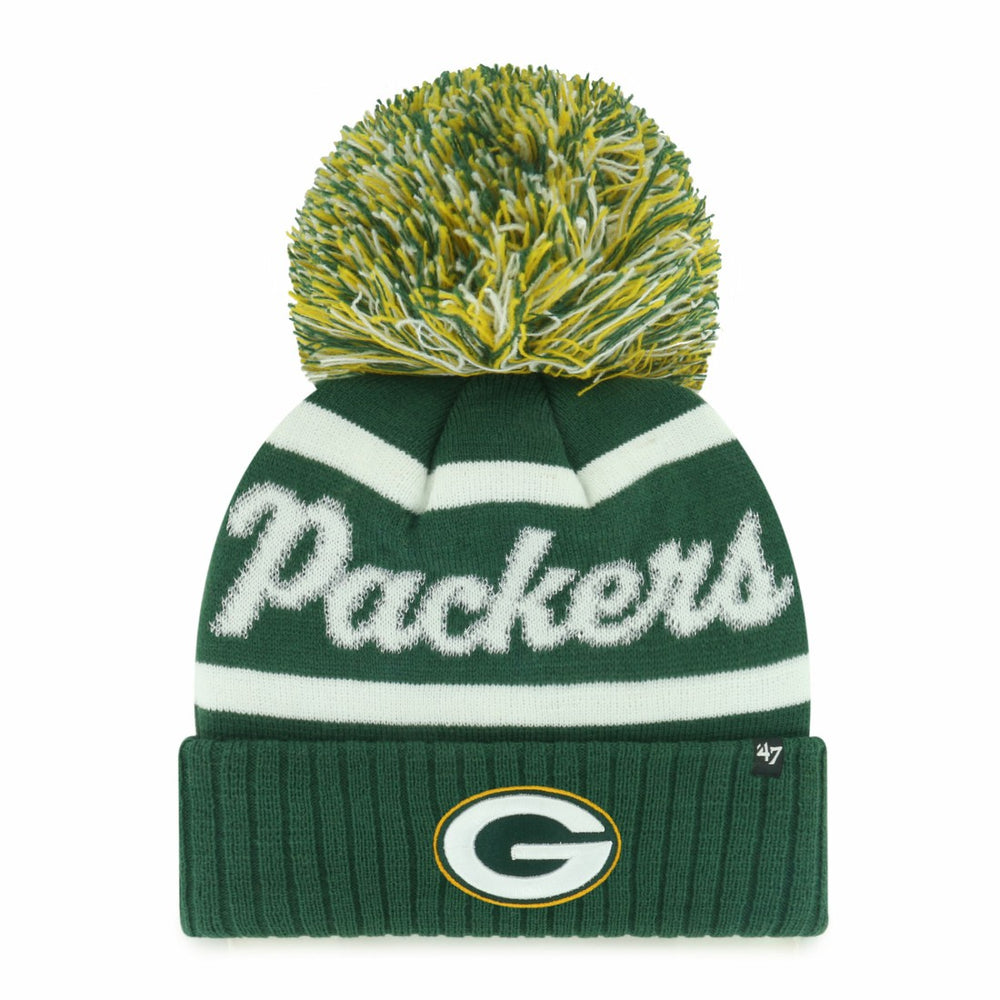 '47 Women's Spirited Cuffed Knit Hat with Pom - Green Bay Packers Hats