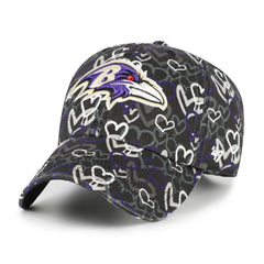 '47 Girls Youth Mural Clean Up Adjustable Hat - Baltimore Ravens Hats