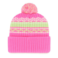 '47 Girls Youth Polar Vortex Cuffed Knit Hat with Pom - Cincinnati Bengals Hats