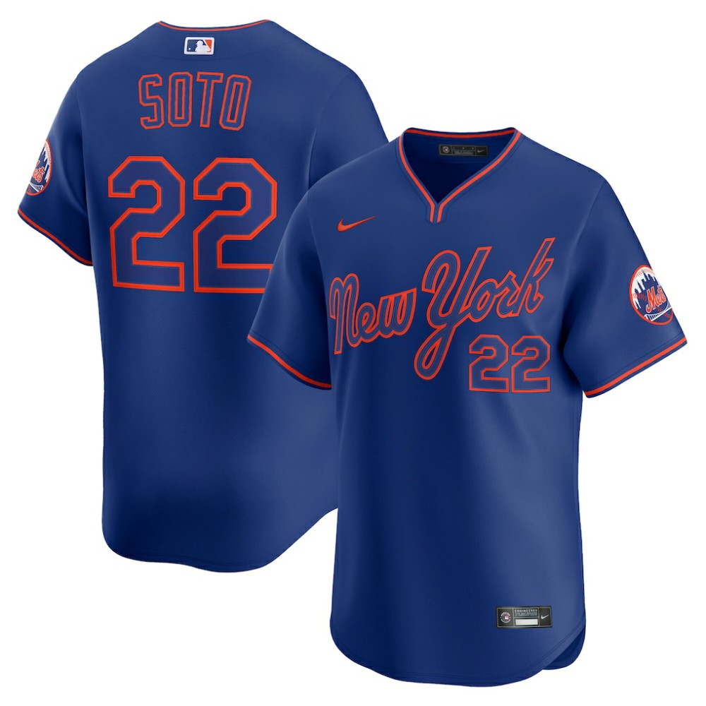 Royal Juan Soto New York Mets Nike Alternate Limited Player Jersey