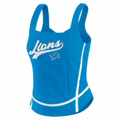 WEAR by Erin Andrews Women's Square Neck Tank Top - Detroit Lions Tops