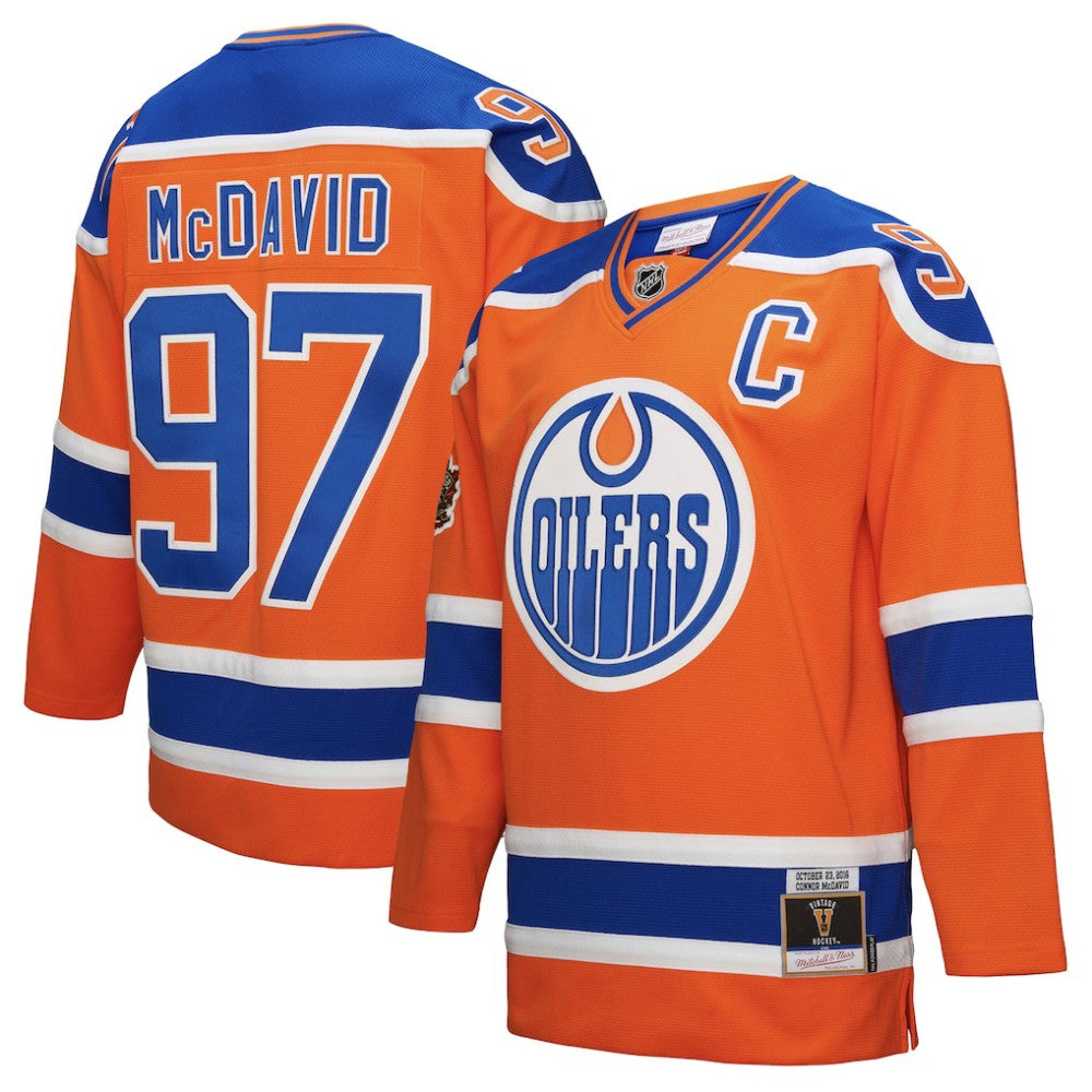 NHL Connor McDavid Edmonton Oilers Mitchell & Ness Power Play Jersey