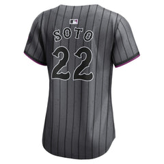 Gray Juan Soto New York Mets Nike Women's City Connect Limited Jersey