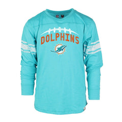 Wes & Willy Youth Football Long Sleeve T-Shirt - Miami Dolphins T-shirts