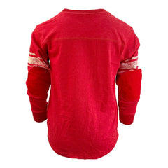 Wes & Willy Youth Football Long Sleeve T-Shirt - Kansas City Chiefs T-shirts