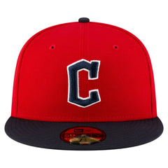 Red/Black Cleveland Guardians New Era Authentic Collection On Field 59FIFTY Fitted Hat