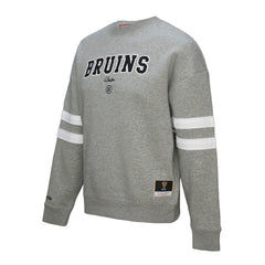 NHL Boston Bruins Mitchell & Ness Women's Logo Lightweight Pullover Sweatshirt