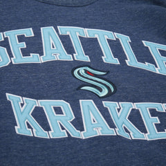 NHL Seattle Kraken Mitchell & Ness Playoff Win Fleece Pullover Sweatshirt