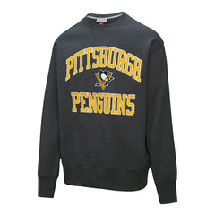 NHL Pittsburgh Penguins Mitchell & Ness Playoff Win Fleece Pullover Sweatshirt