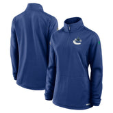 NHL Vancouver Canucks Fanatics Women's Authentic Pro Rink Quarter-Zip Pullover
