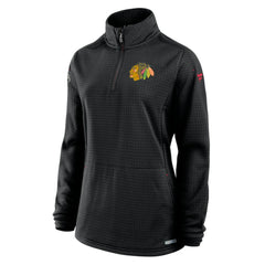 NHL Chicago Blackhawks Fanatics Women's Authentic Pro Rink Quarter-Zip Pullover