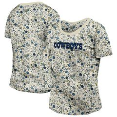 Women's Glam Game Floral Scoop Neck T-Shirt - Dallas Cowboys T-shirts
