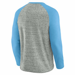 Heather Gray St. Louis Cardinals Darius Rucker Collection by Fanatics Raw Edge Raglan Long Sleeve Baseball T-Shirt