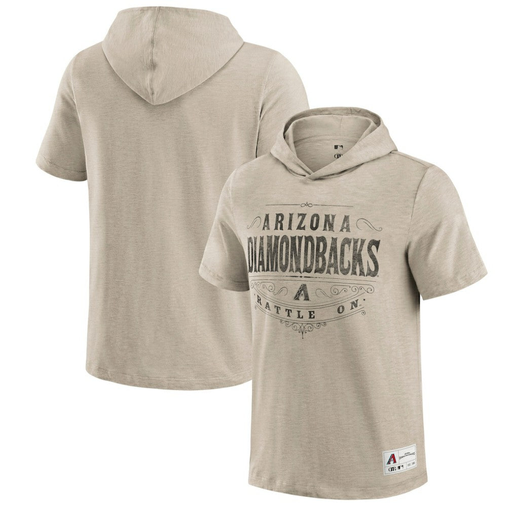 Tan Arizona Diamondbacks Darius Rucker Collection by Fanatics Hooded T-Shirt