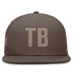 Brown Tampa Bay Rays Nike True Statement 20th AnniversaryPerformance Fitted Hat