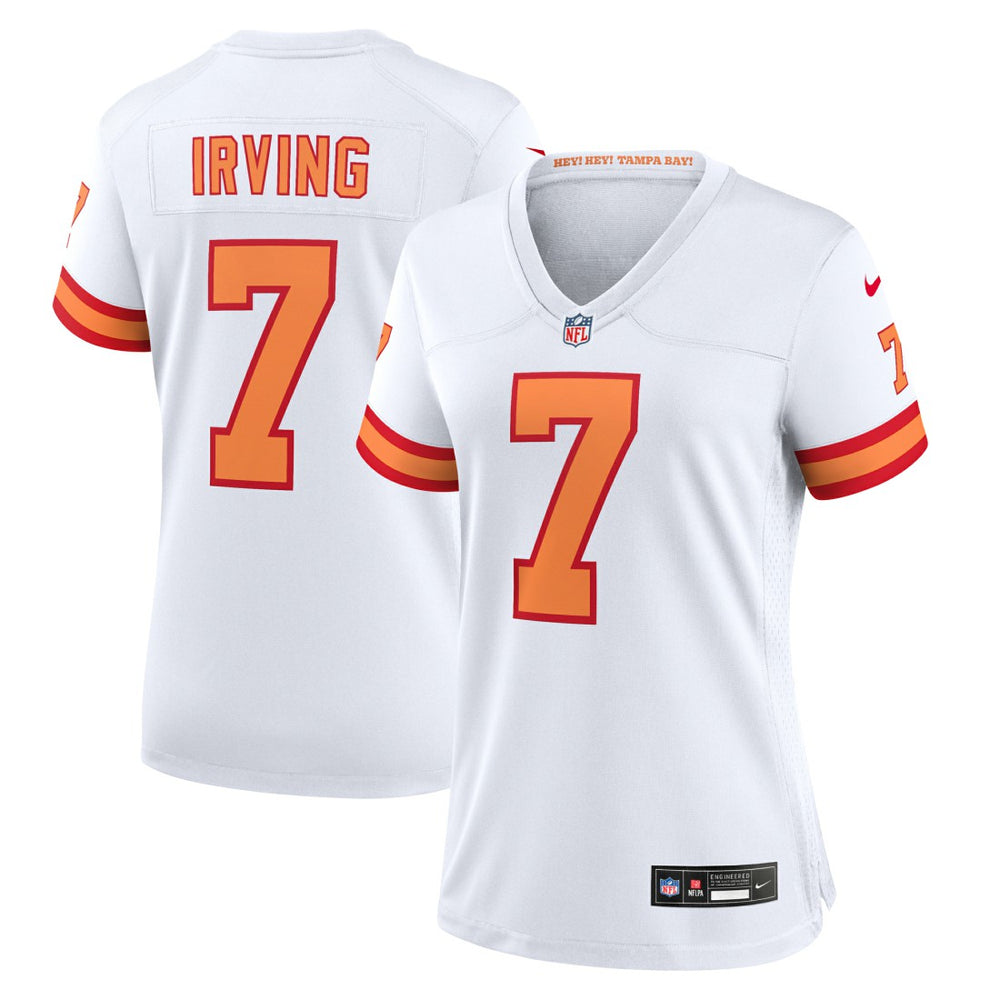 Bucky Irving '76 Women's Game Jersey - Tampa Bay Buccaneers Jerseys