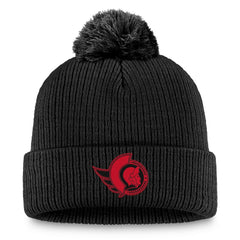 NHL Ottawa Senators Fanatics Women's Cuffed Knit Hat with Pom