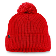 NHL Calgary Flames Fanatics Women's Cuffed Knit Hat with Pom