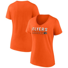 NHL Philadelphia Flyers Fanatics Women's V-Neck T-Shirt